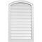Ekena Millwork Arch Top Surface Mount PVC Gable Vent: Non-Functional, w/2"W x 1-1/2"P Brickmould Frame, 22"W x 34"H GVPAR22X3402SN - alternate 1